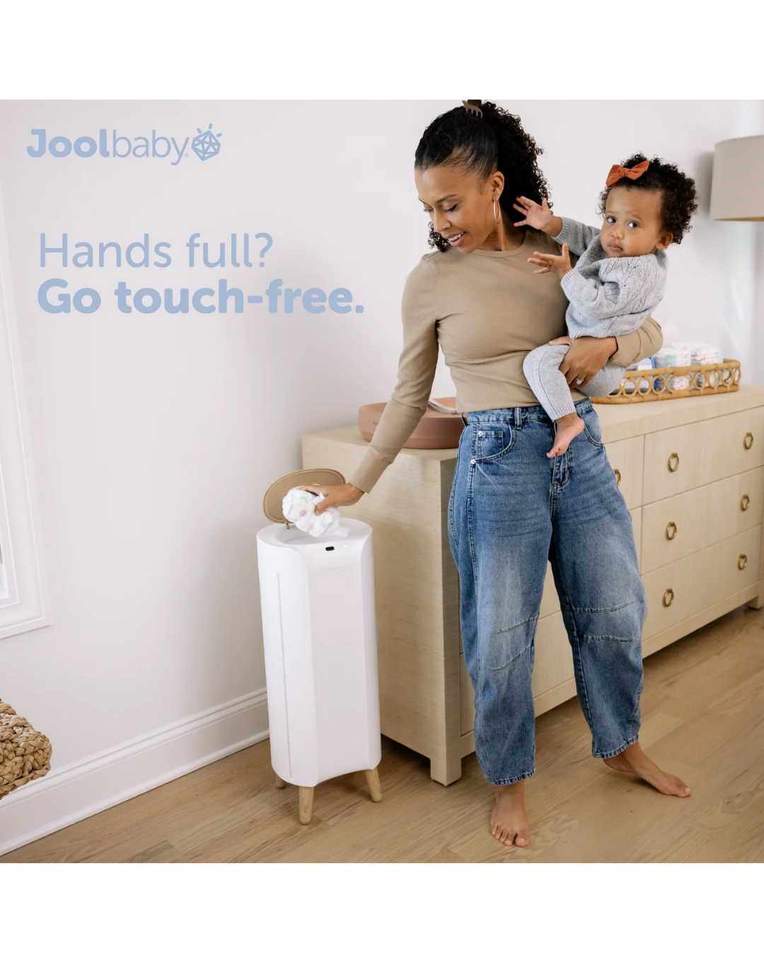 BASURERO PAÑALES CON SENSOR JOOL BABY