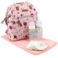 PAÑALERA BABAY ESSENTIAL FLOREADA ROSA