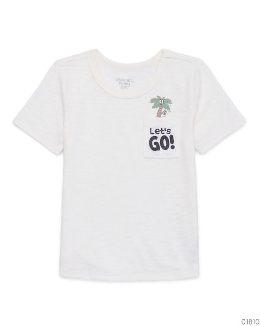 CAMISA BLANCA LETS GO PALMERA