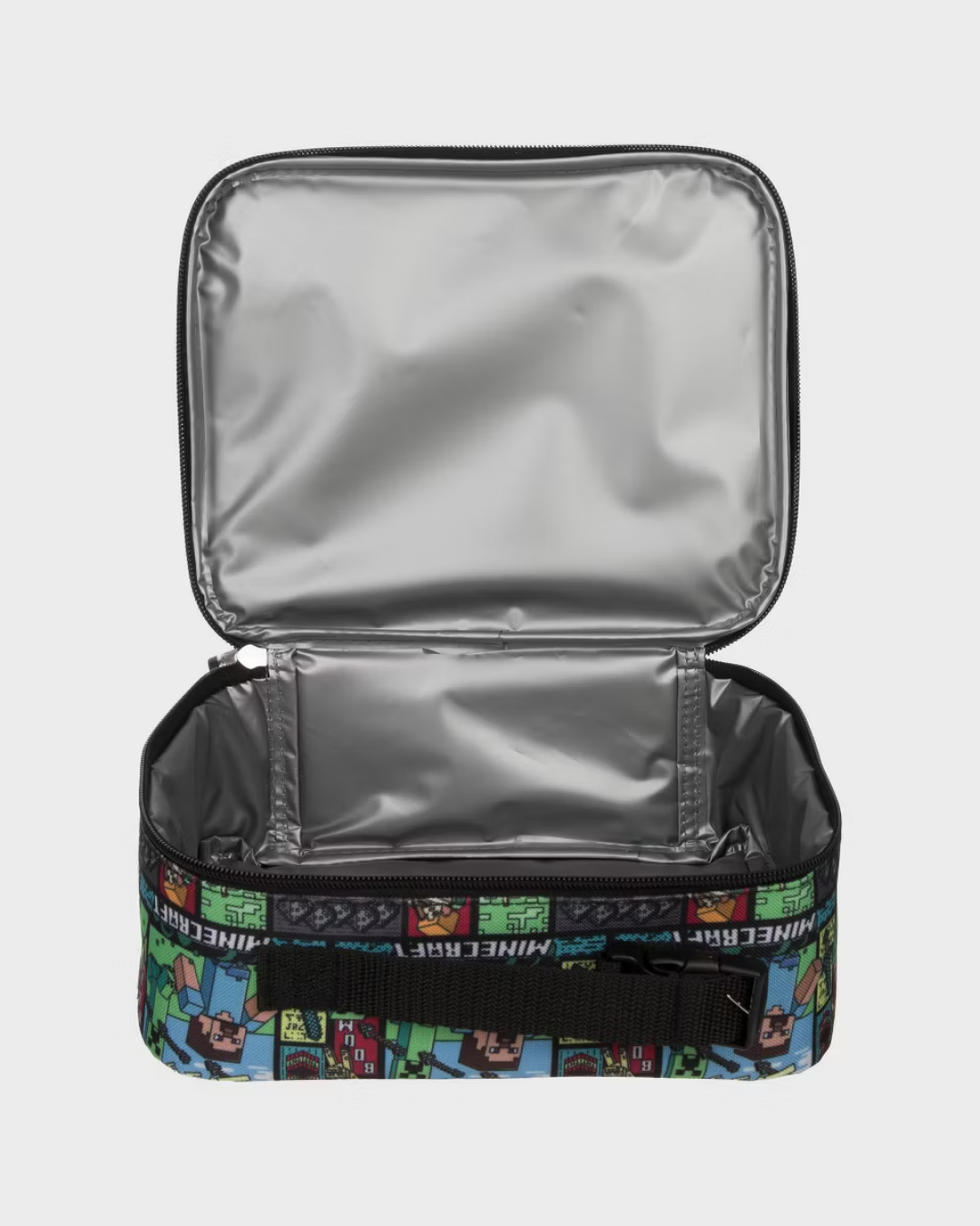MOCHILA MINECRAFT VERDE NEGRO