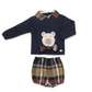 CONJUNTO SHORT CUADROS OSO