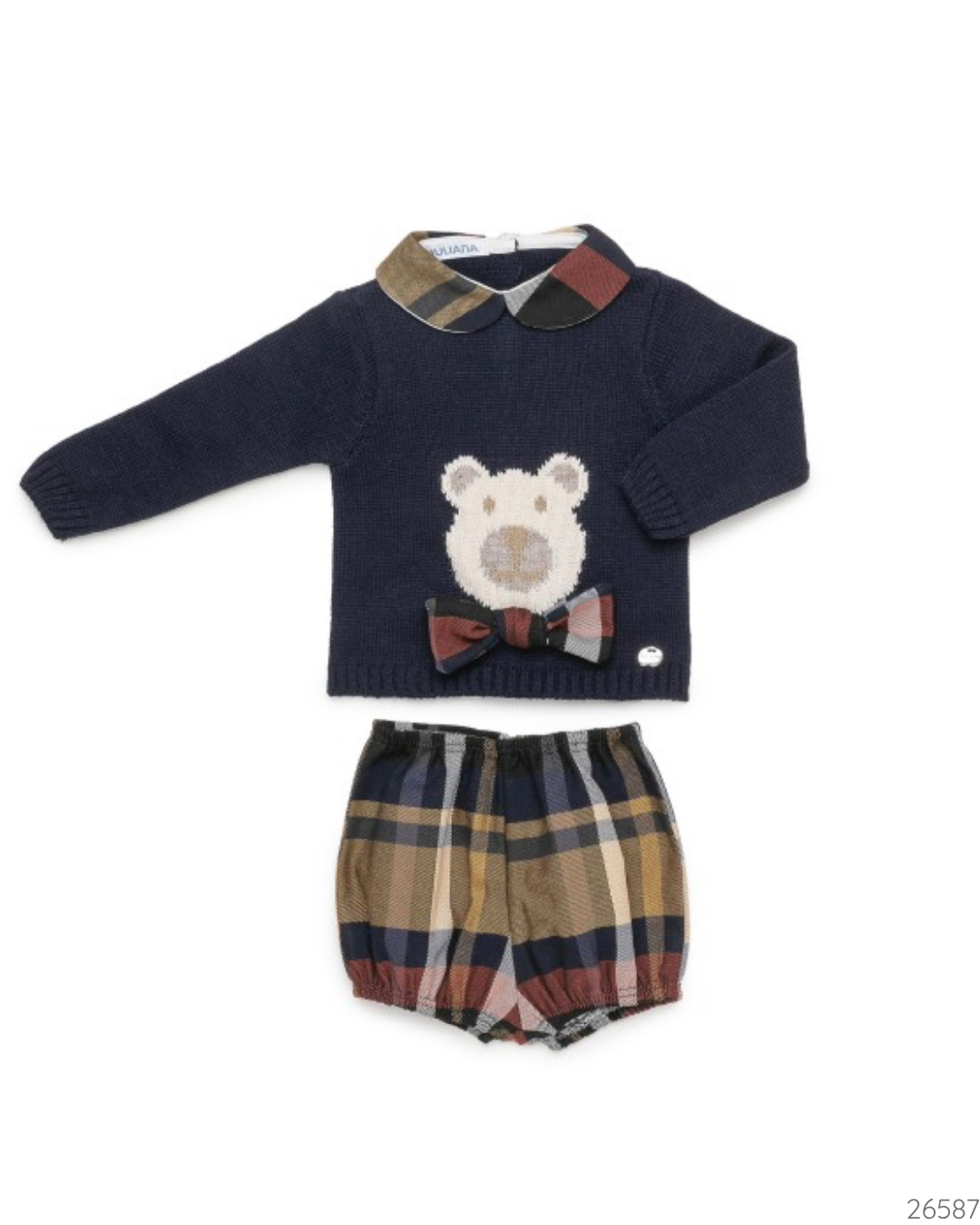 CONJUNTO SHORT CUADROS OSO