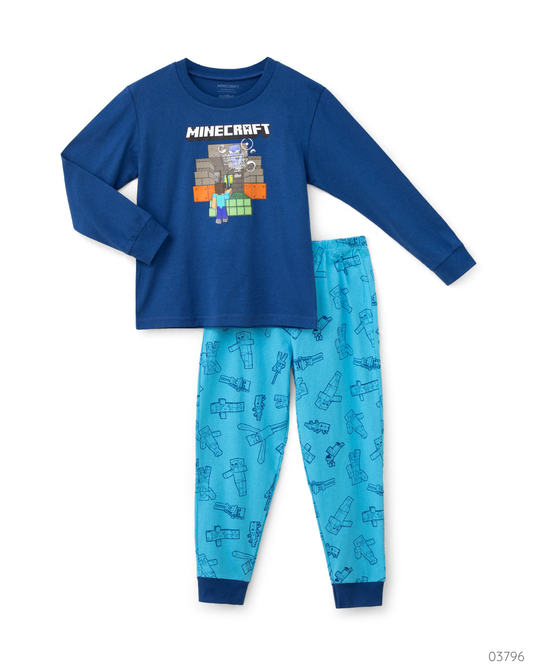 PIJAMA MINECRAFT AZUL