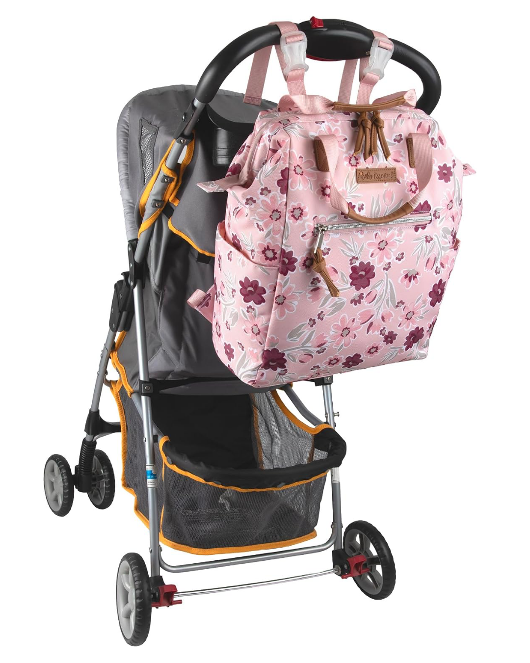 PAÑALERA BABAY ESSENTIAL FLOREADA ROSA