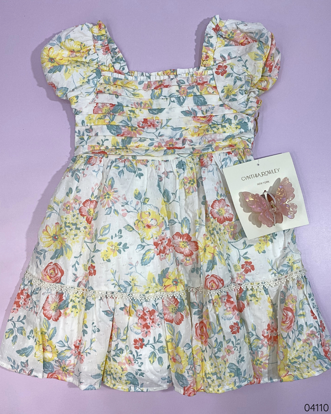 VESTIDO FLOREADO GANCHO