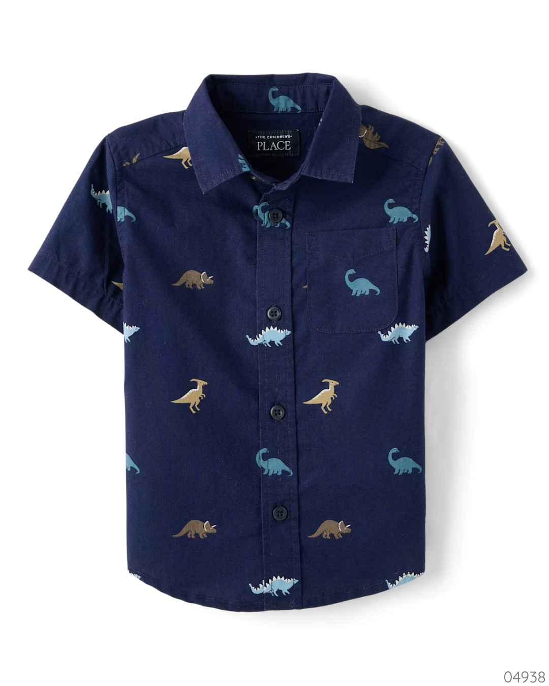 CAMISA AZUL DINOS CHILDRENS PLACE