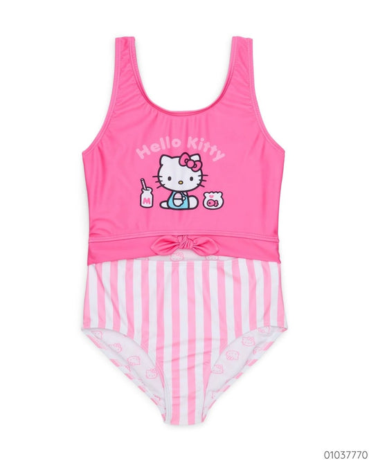 TRAJE BAÑO HELLO KITTY ROSA