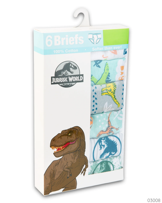 CALZONCILLOS 6 PZS JURASSIC WORLD