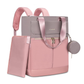 PAÑALERA LOVEVOOK CON CAMBIADOR ROSADO GRIS