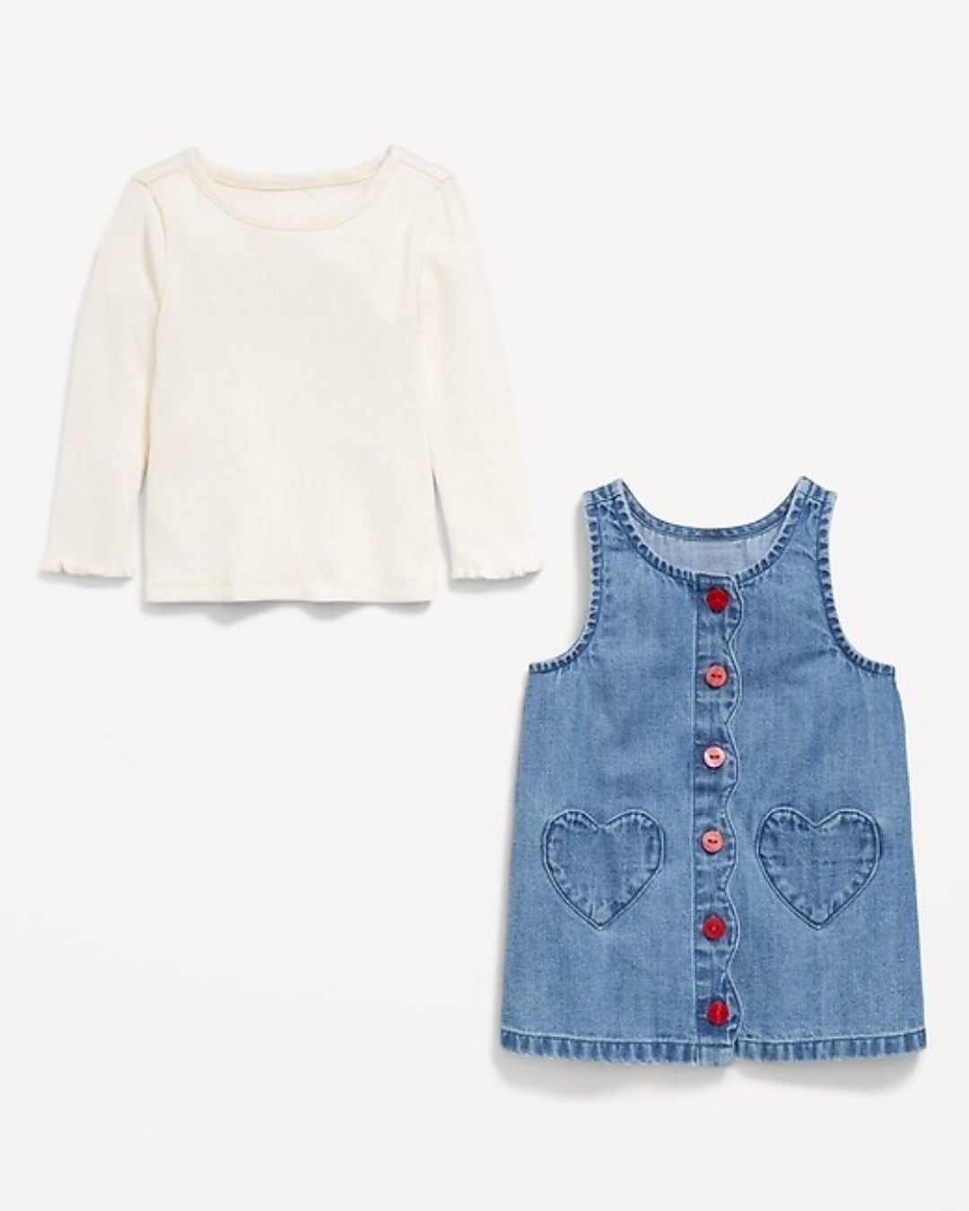 TRAJE DE 2 PZS CORAZON AZUL