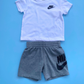 TRAJE 2 PZS NIKE BLANCO GRIS