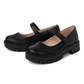 ZAPATOS ESCOLARES NEGROS TACON