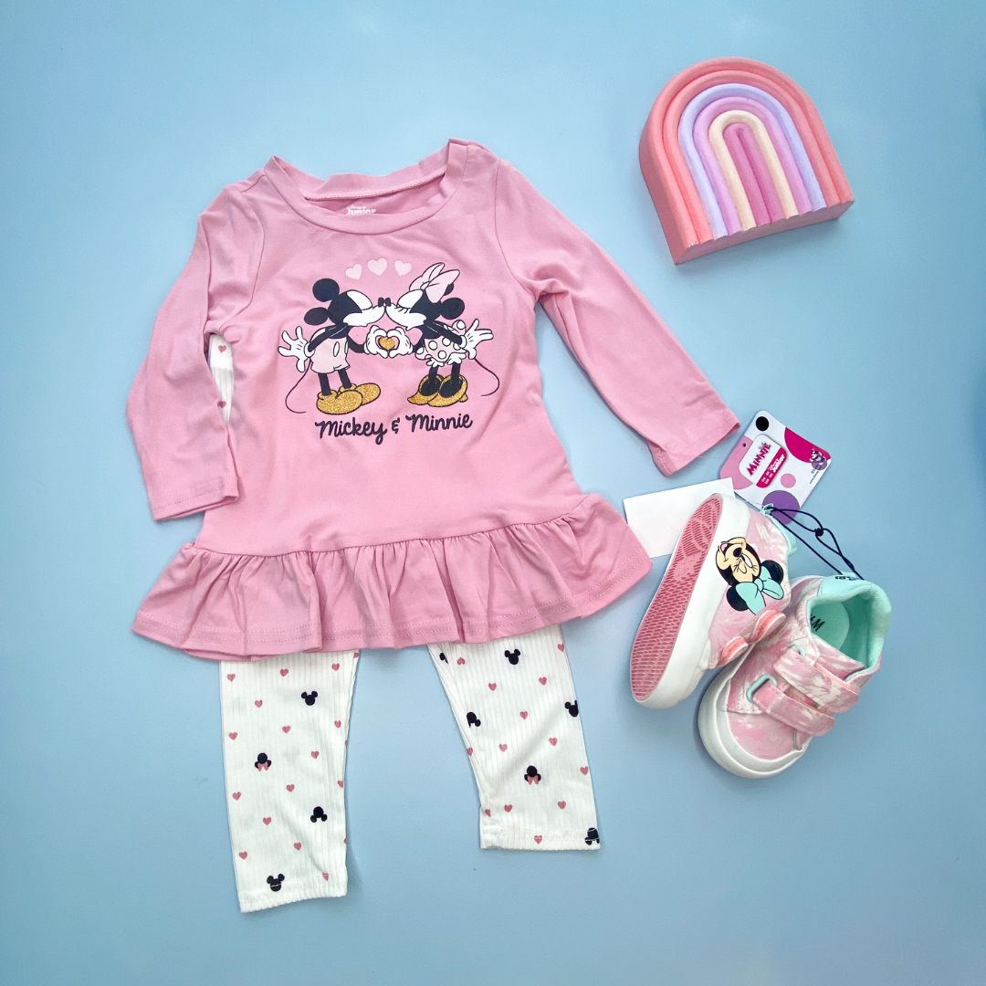 TRAJE MINNIE MICKEY MANGA LARGA