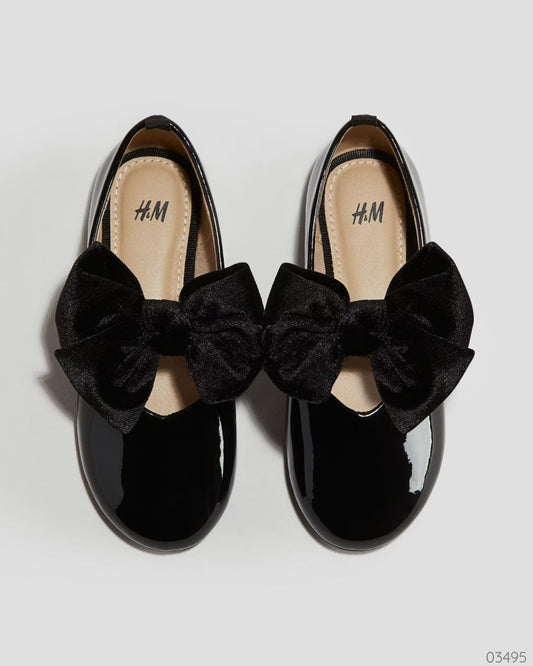 ZAPATOS NEGROS CHONGO TERCIOPELO H&M