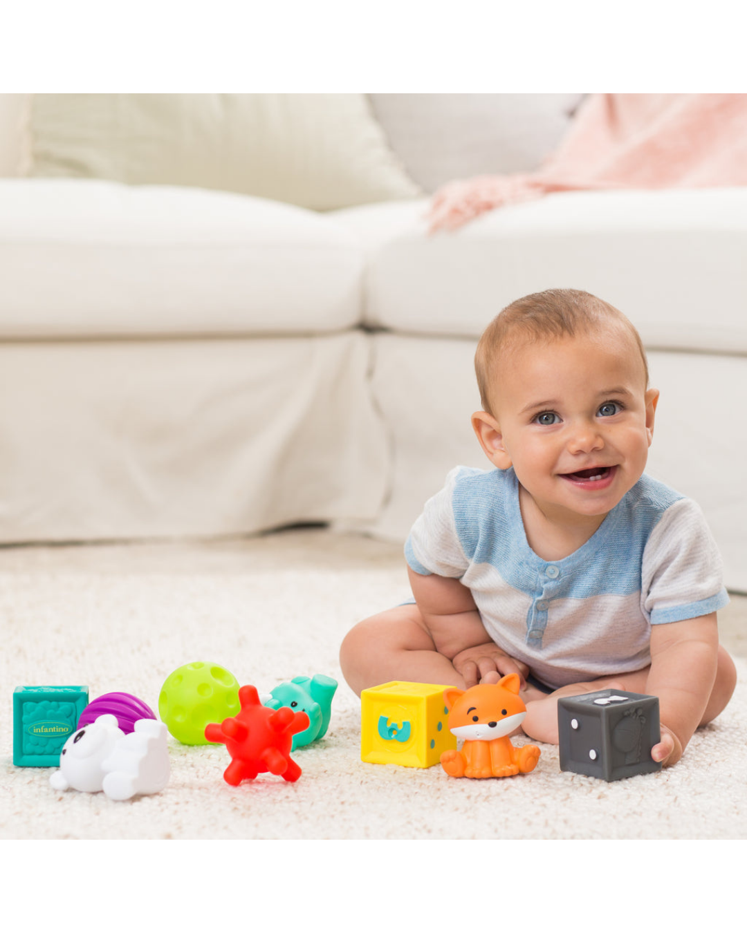 BLOQUES Y FIGURAS SENSORIALES INFANTINO