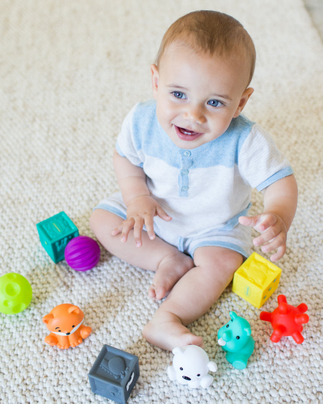 BLOQUES Y FIGURAS SENSORIALES INFANTINO