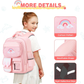 SET MOCHILA ROSADO ARCOIRIS NUBE