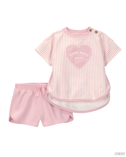 TRAJE 2 PZS GOOD DAYS ROSA