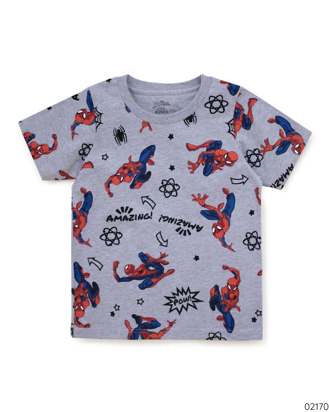 CAMISA SPIDERMAN GRIS
