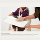 STOKKE STEPS SILLA DE COMER BLANCO NATURAL