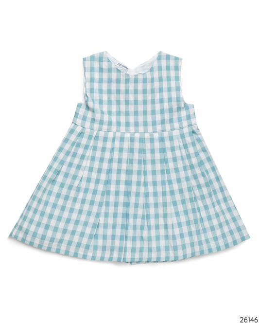 VESTIDO AZUL CUADROS