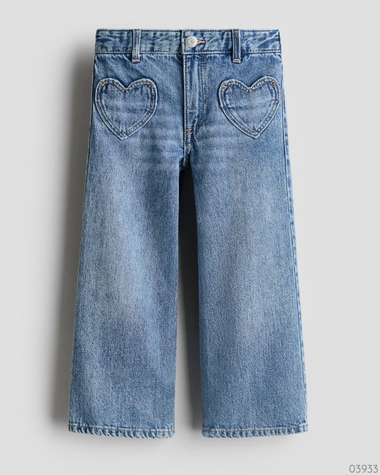 PANTALON AZUL CORAZONES