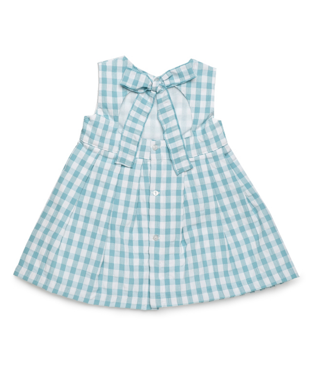 VESTIDO AZUL CUADROS