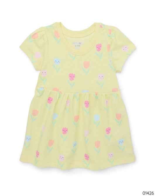 VESTIDO AMARILLO FLORES GARANIMALS