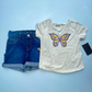 TRAJE DKNY MARIPOSA Y SHORT