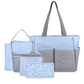 PAÑALERA BABAY ESSENTIAL AZUL GRIS ESTRELLAS