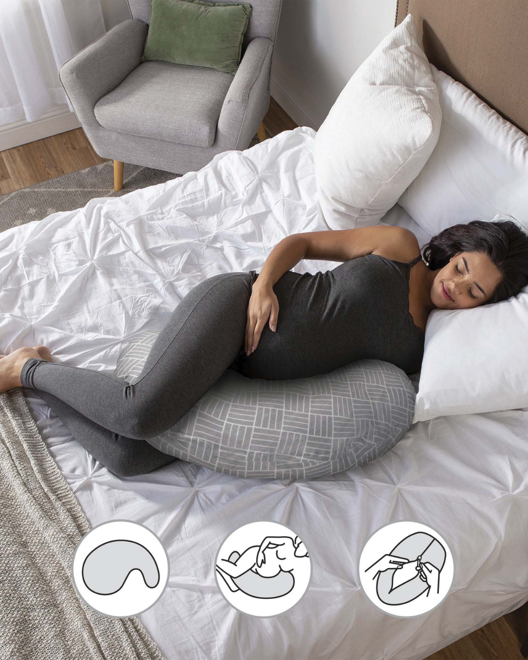 ALMOHADA BOPPY EMBARAZO CUDDLE