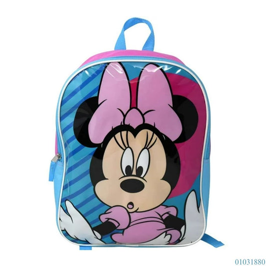 MOCHILA 15" MINNIE AZUL ROSADO