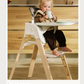 STOKKE STEPS SILLA DE COMER BLANCO NATURAL