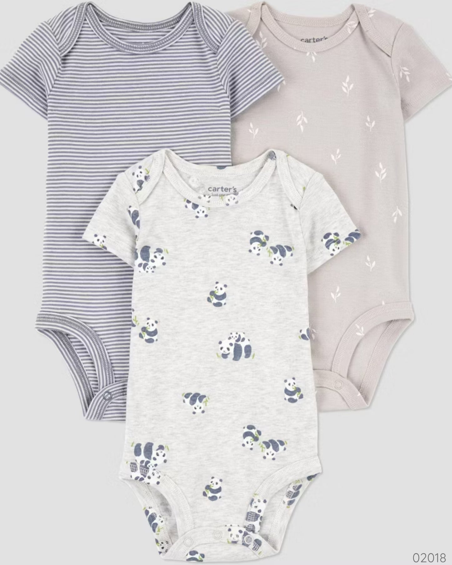 MAMELUCO 3 PZS PANDA CARTERS