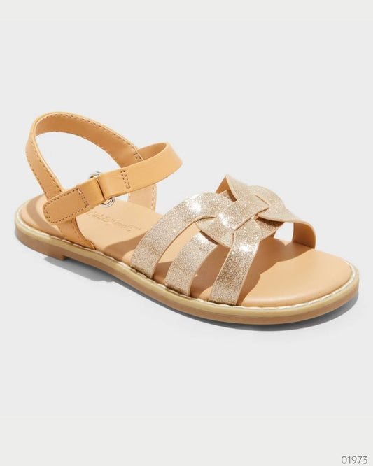 SANDALIAS DORADAS TIRAS CAT & JACK