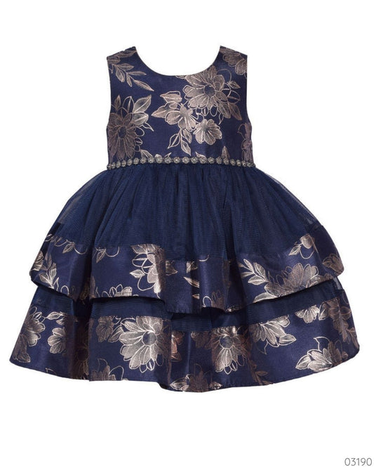 VESTIDO FLOREADO SIN MANGAS AZUL