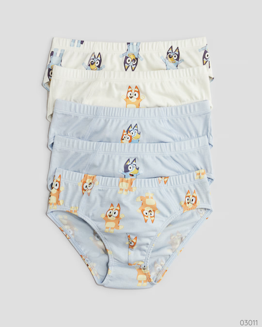 CALZONCILLOS 5PZS BLUEY Y BING