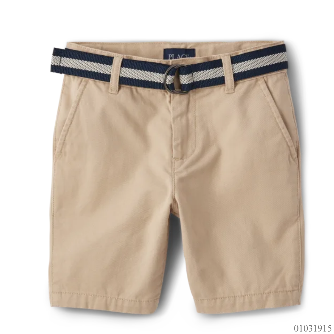 SHORT KHAKI CON FAJA CHILDRENS PLACE