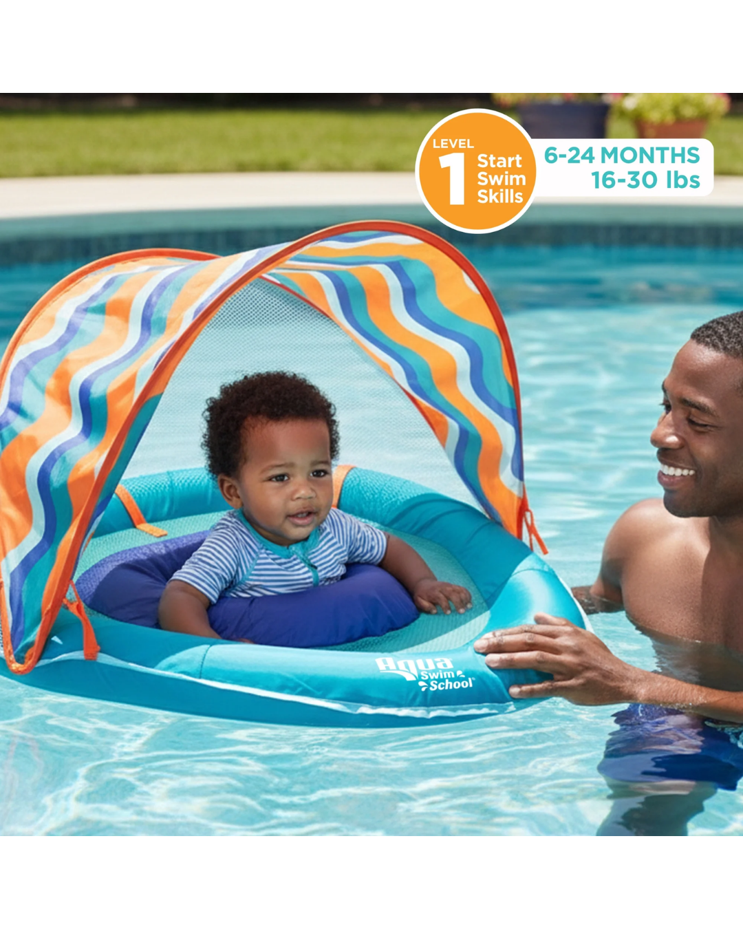 FLOTADOR PARA BEBE AZUL