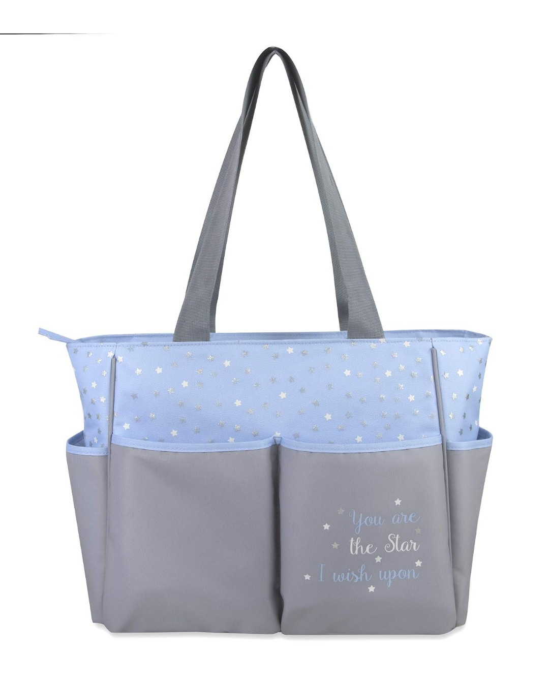 PAÑALERA BABAY ESSENTIAL AZUL GRIS ESTRELLAS