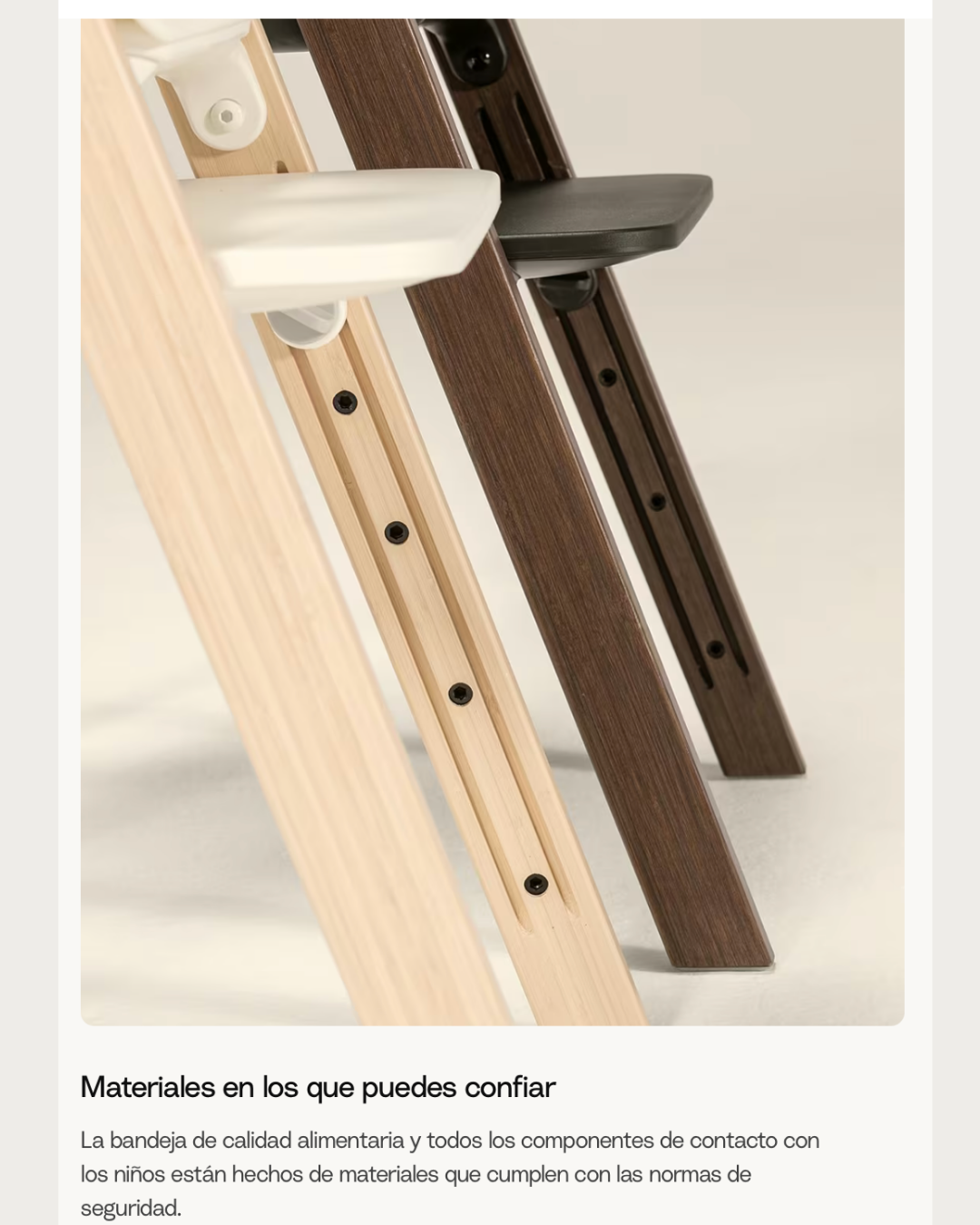 STOKKE STEPS SILLA DE COMER BLANCO NATURAL