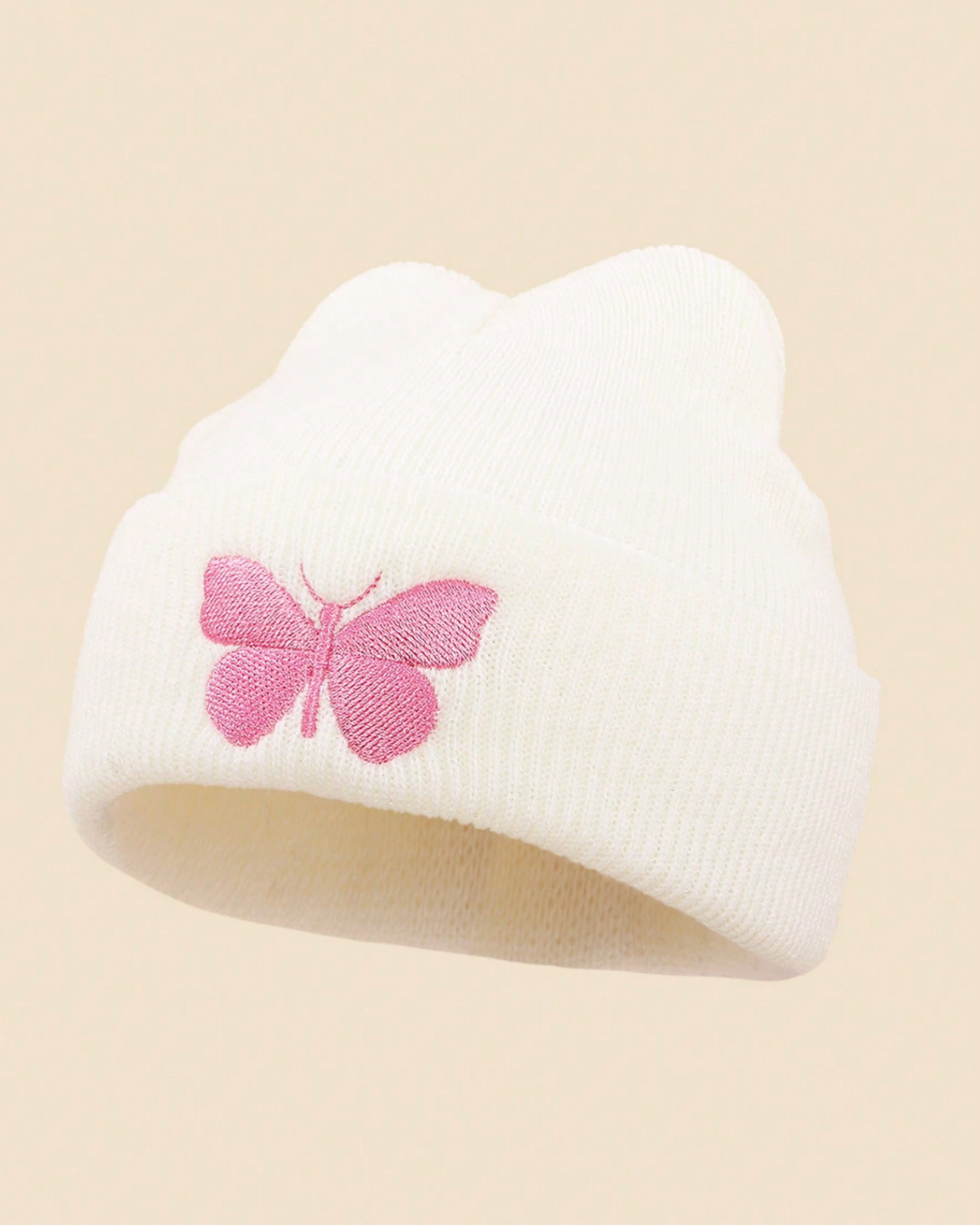 GORRO BLANCO MARIPOSA