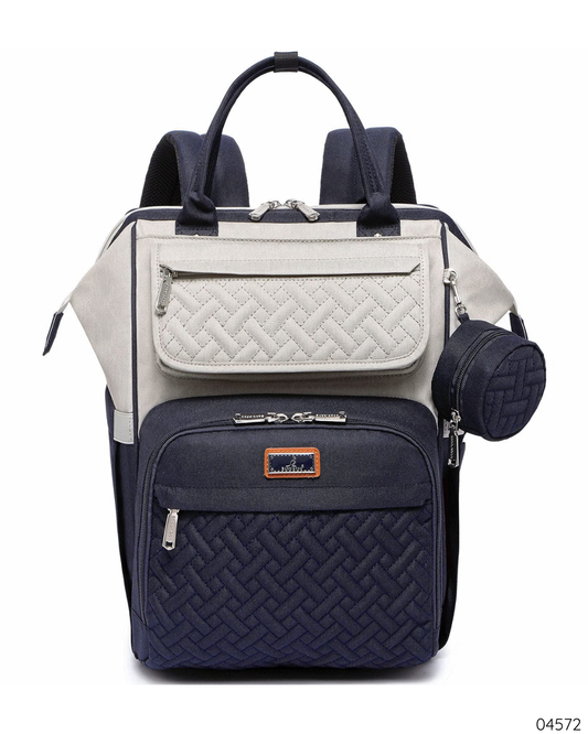 PAÑALERA BABBLERO WIDE TOP BLANCO AZUL