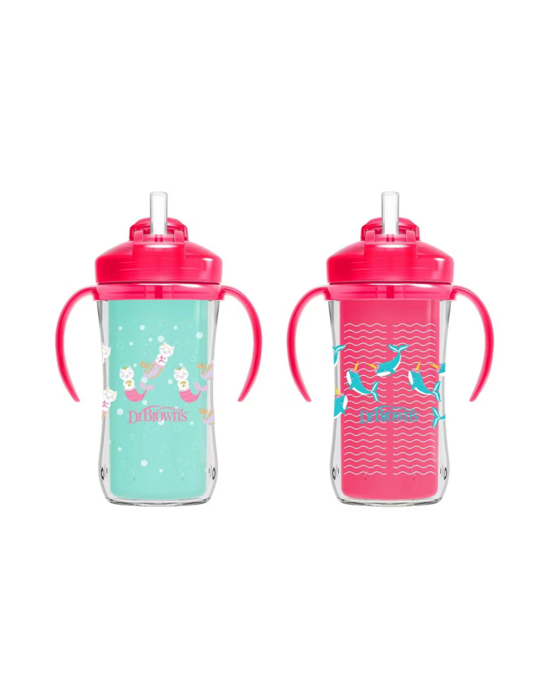 VASO INSULADO 2 PZS ROSA DR BROWNS