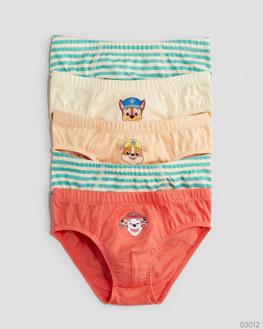 CALZONCILLOS 5PZS PAW PATROL