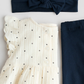 TRAJE 3PZS HYM VINCHA NEGRO BLANCO