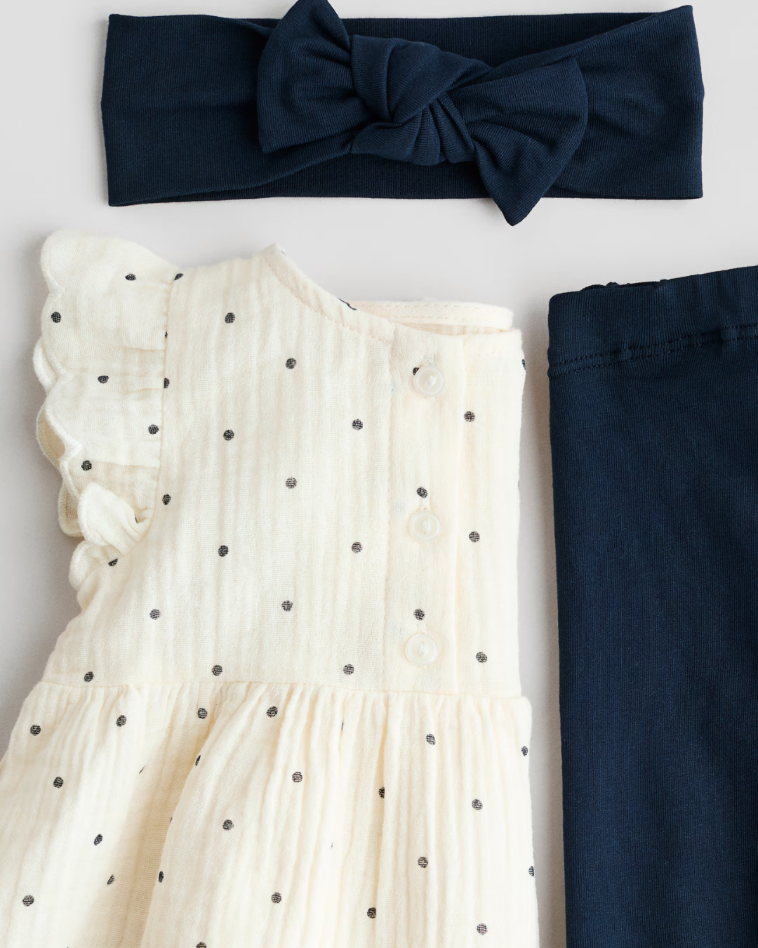 TRAJE 3PZS HYM VINCHA NEGRO BLANCO