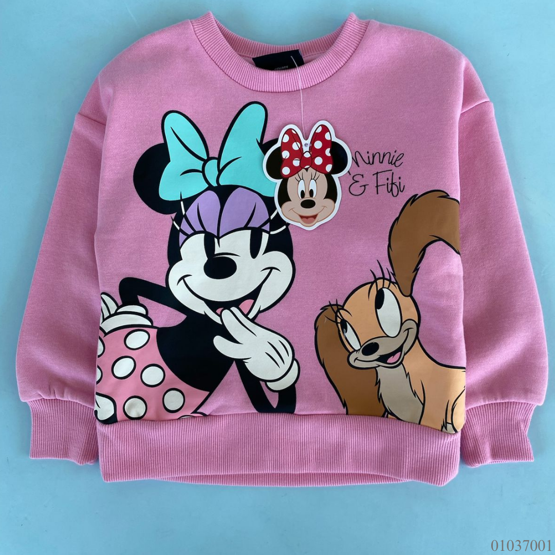 SUETER ROSADO MINNIE Y FIFI