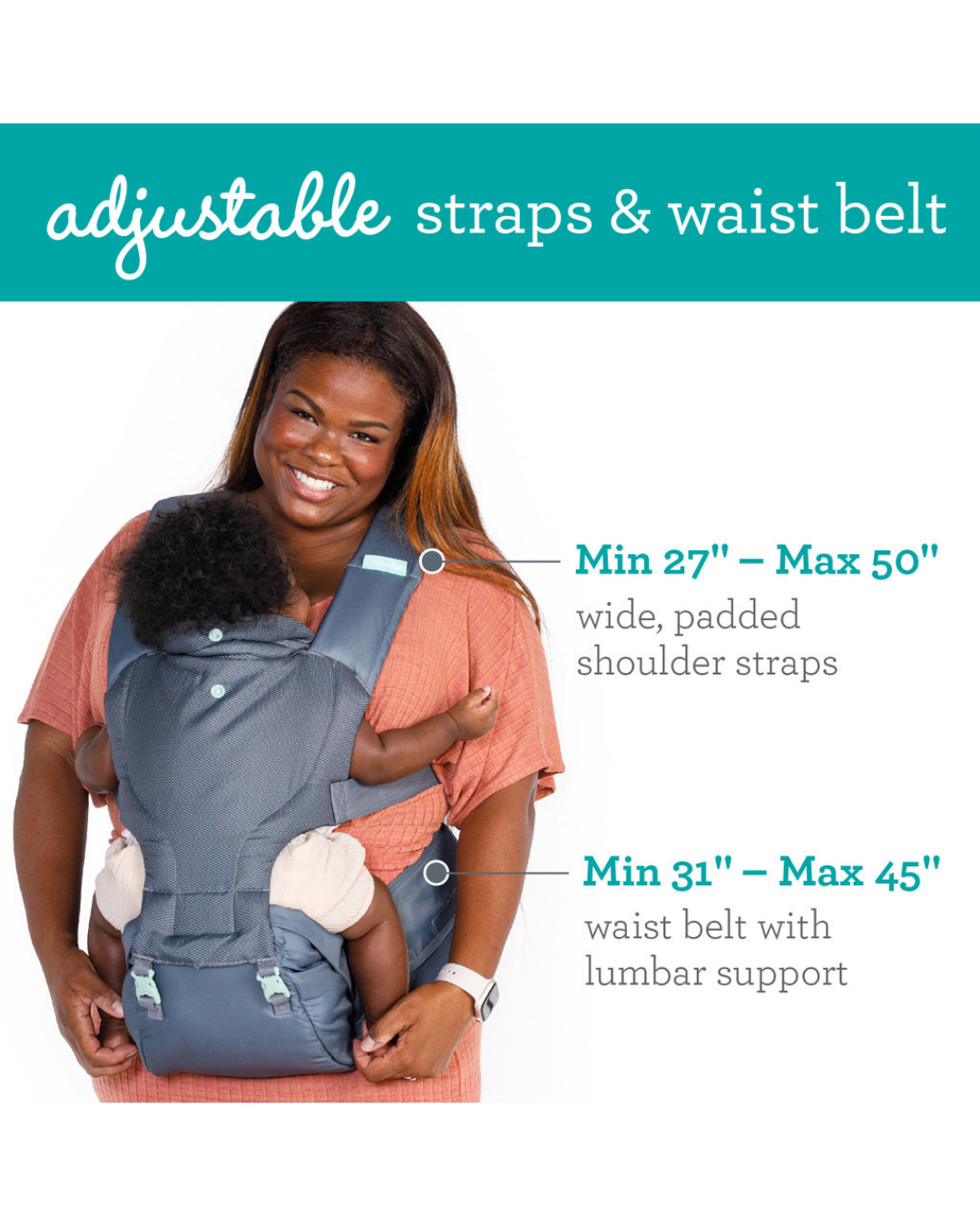 PORTABEBÉ HIP RIDER PLUS 5 EN 1 INFANTINO