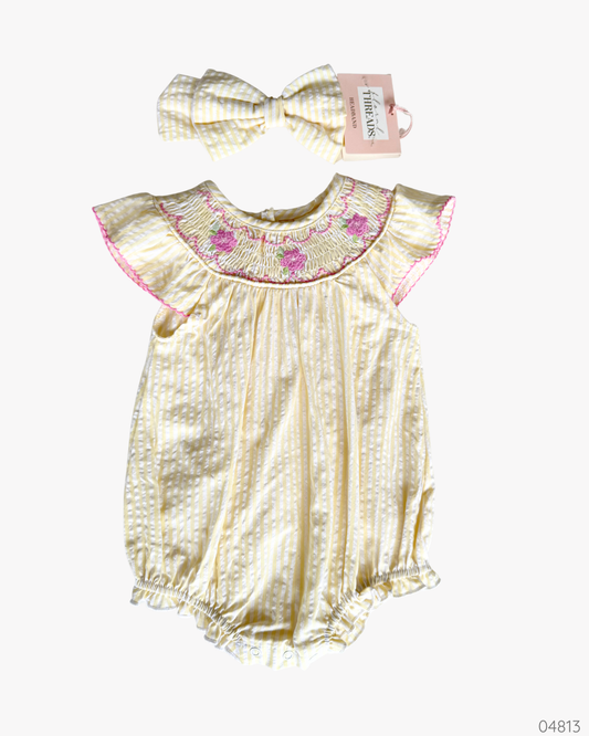 ROMPER AMARILLO VINCHA THREADS
